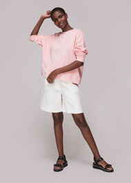 Towelling Boyfriend Sweatshirt