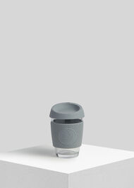 Neon Kactus Reusable Glass Cup Grey