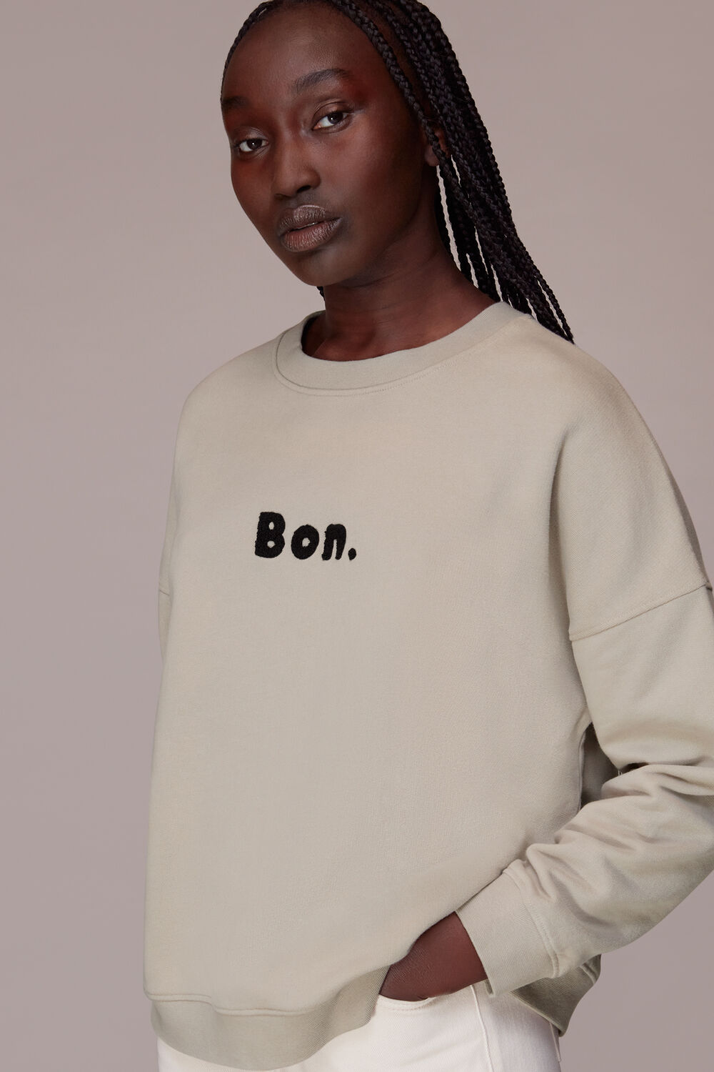 Beige Bon Relaxed Sweat