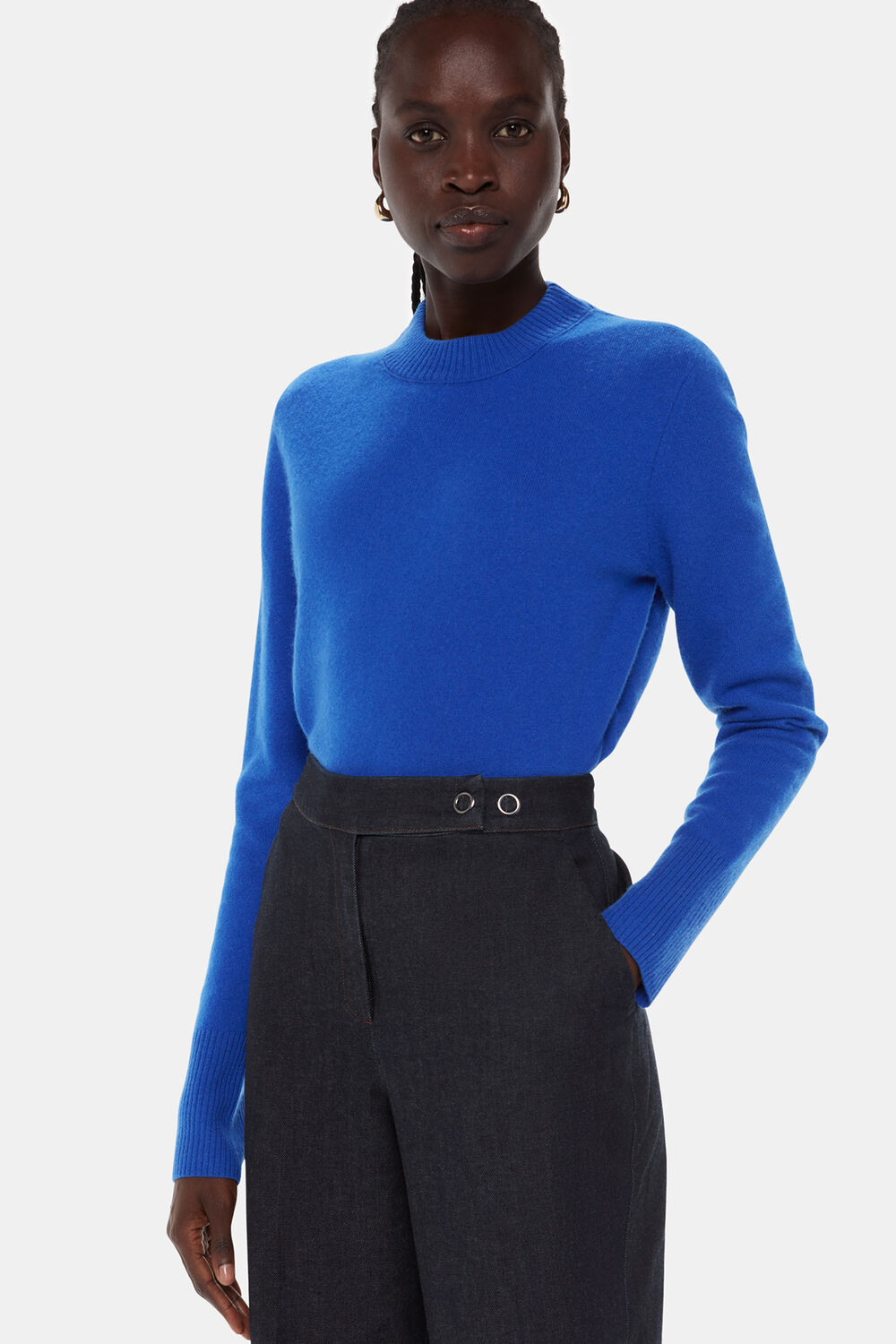 Joanna Denim Straight Trouser