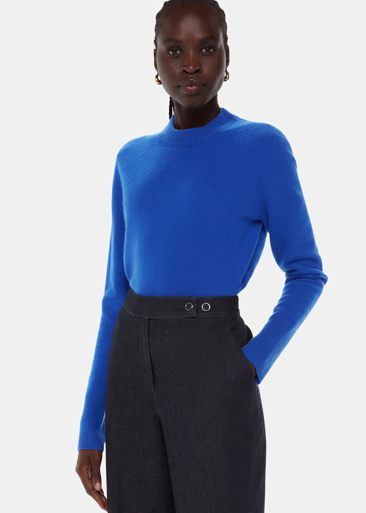 Joanna Denim Straight Trouser