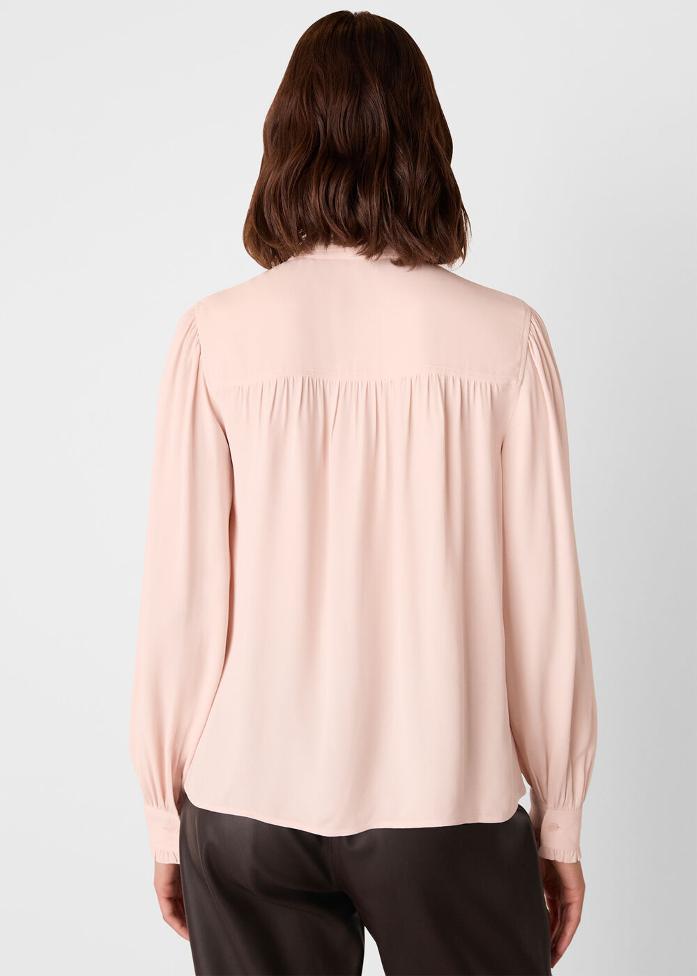 Tie Detail Crepe Blouse