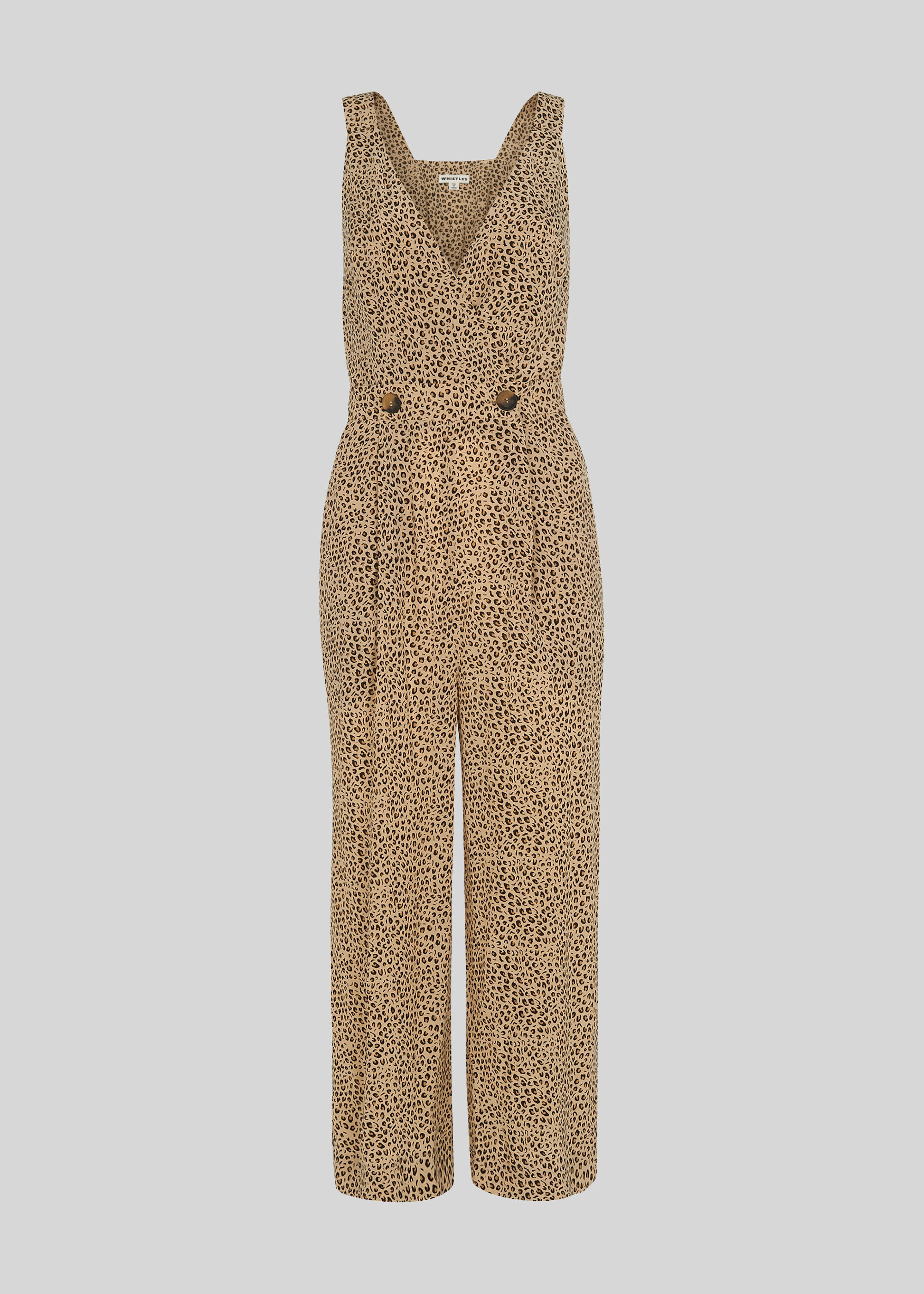 Mini Leopard Lara Jumpsuit WHISTLES