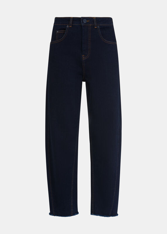 Stretch Barrel Leg Jean