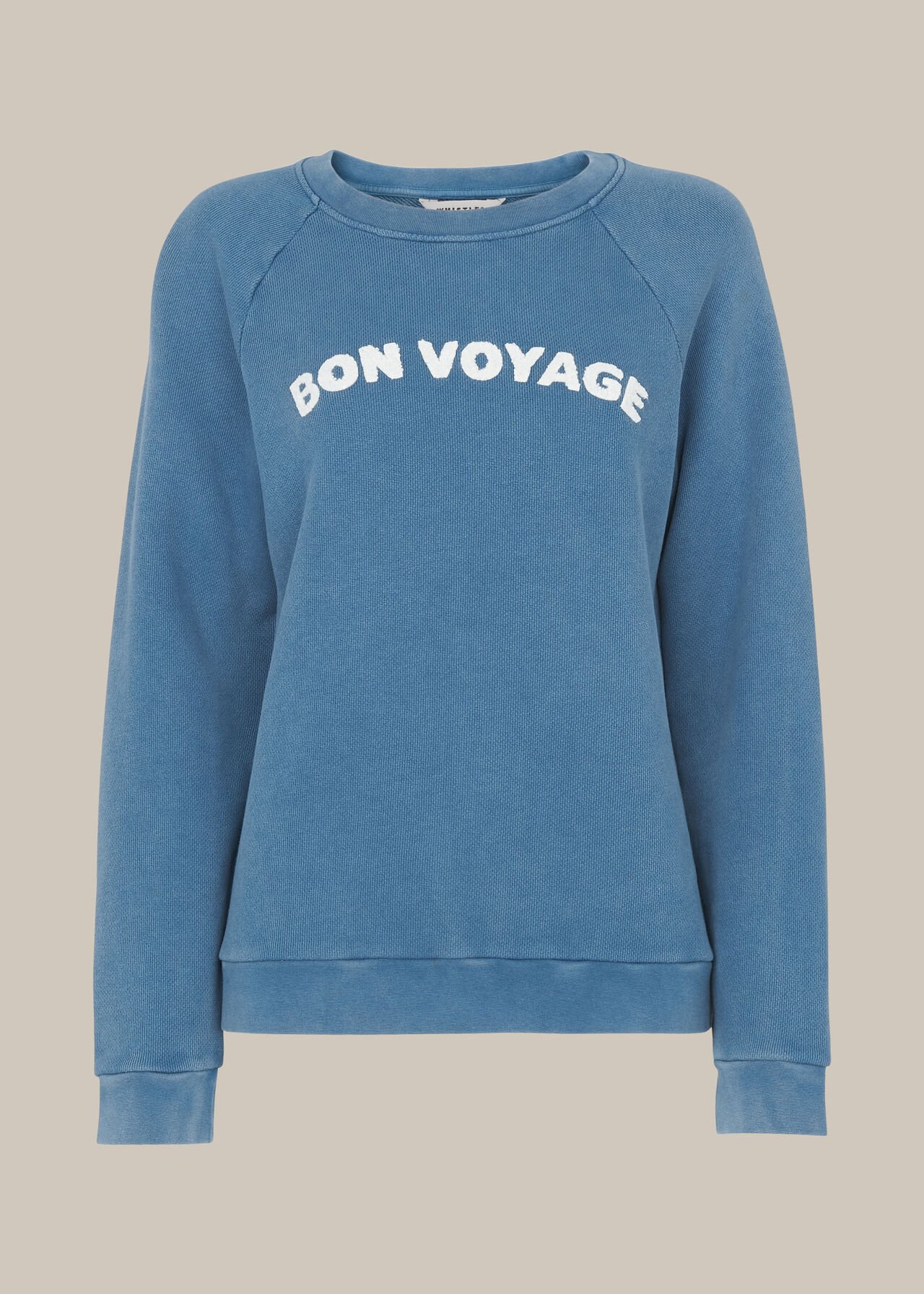 Bon Voyage Sweatshirt Pale Blue