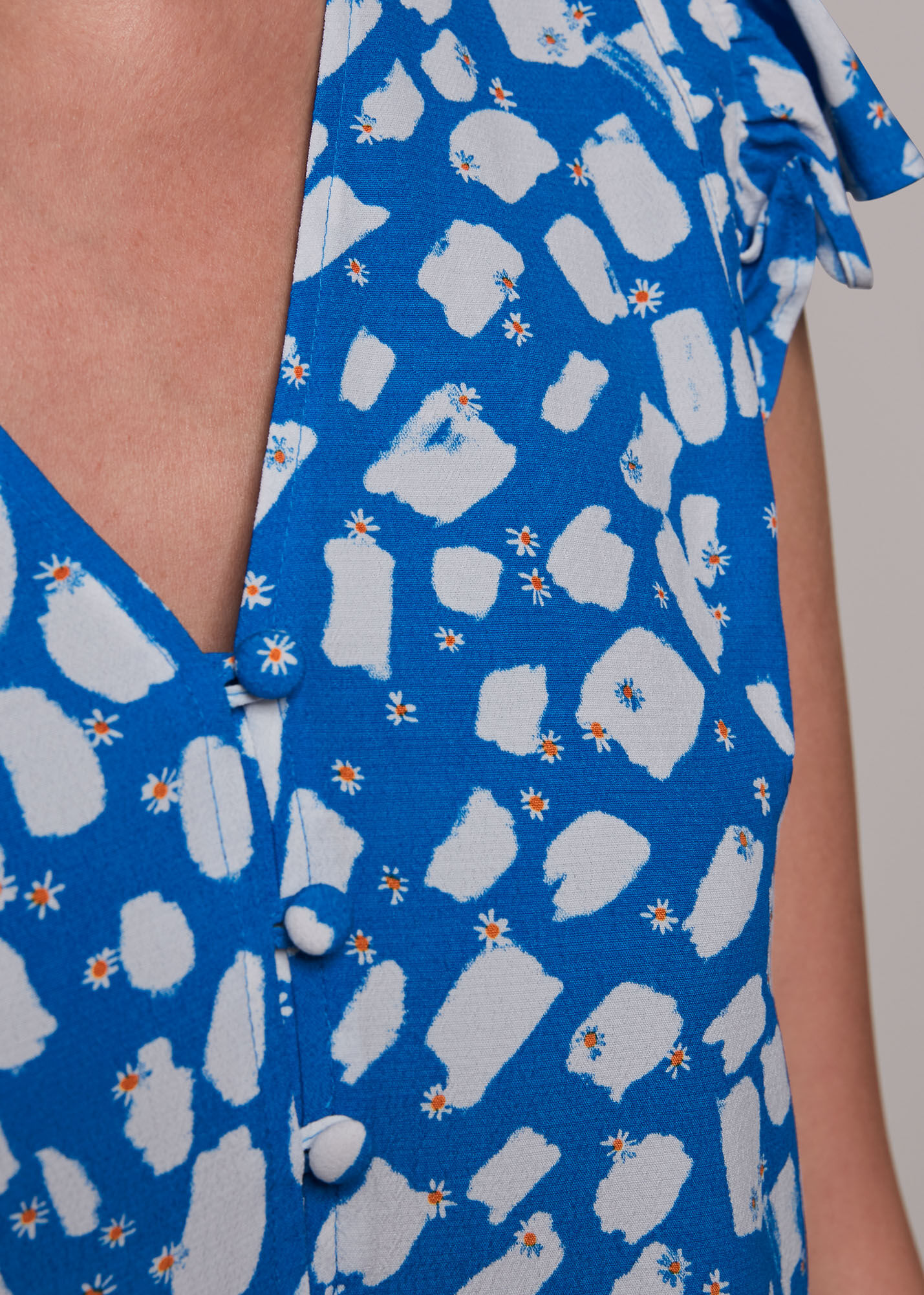 Whistles daisy print sale dress