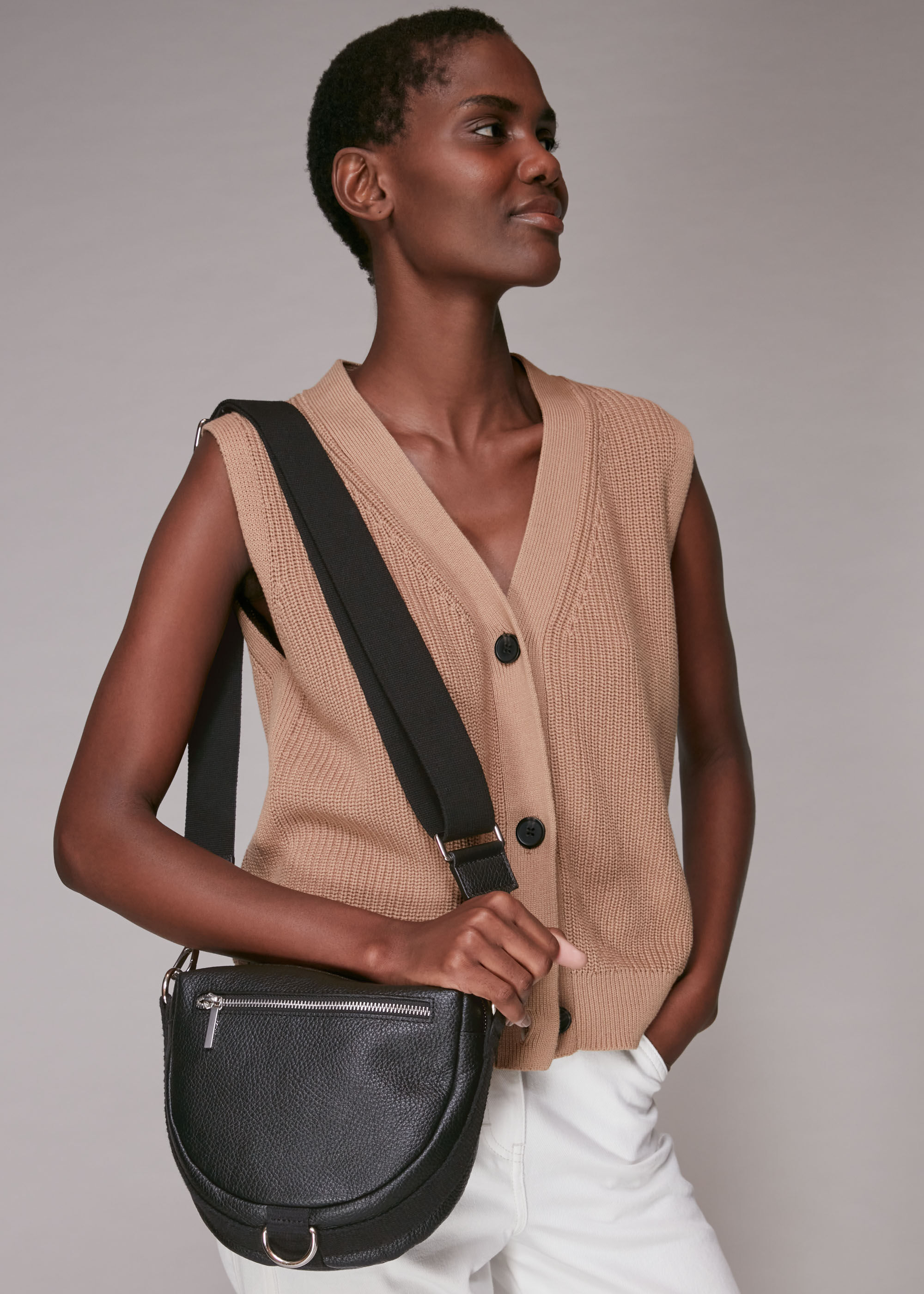 Black Marta Saddle Bag