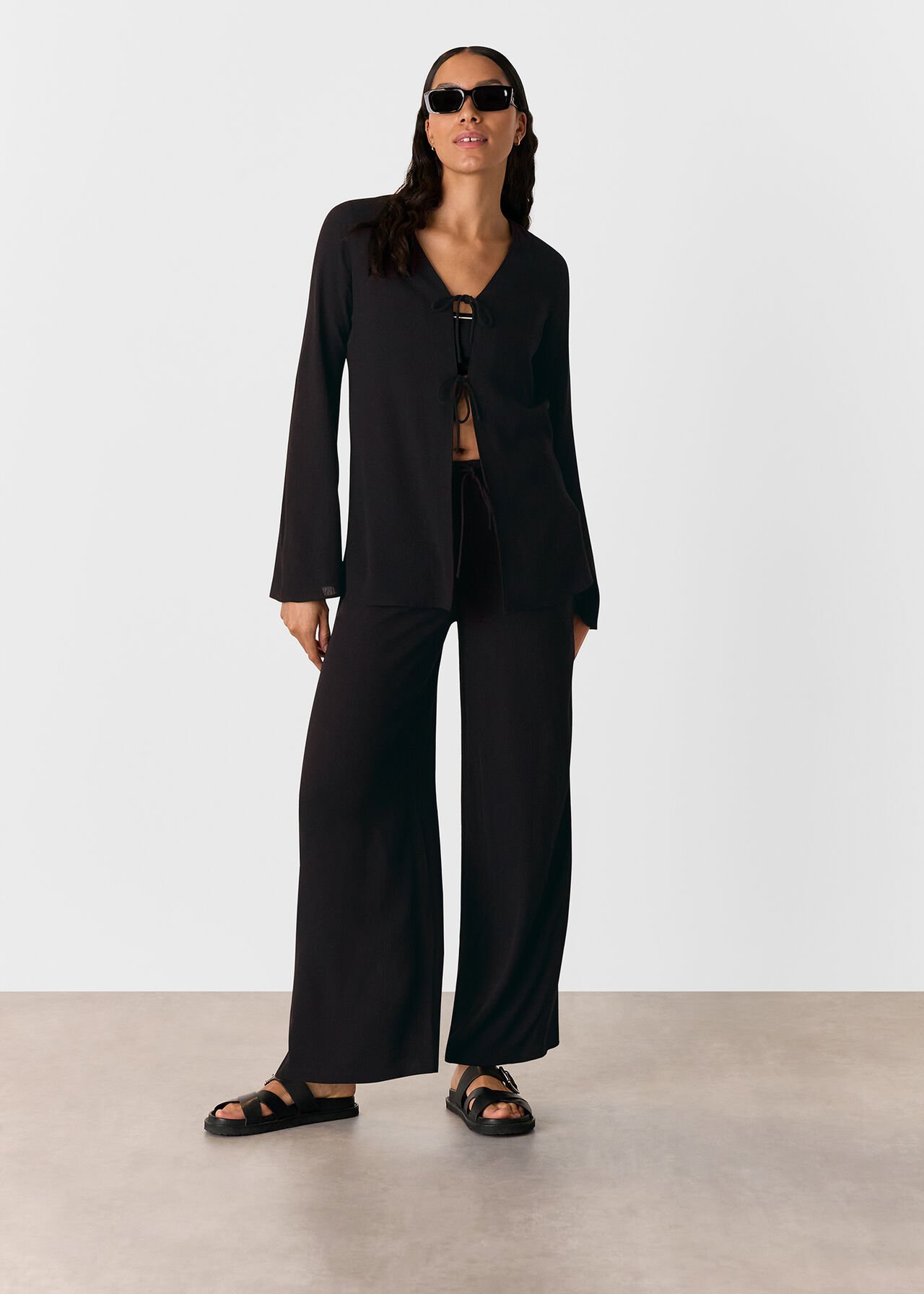 Beach Tie Front Top