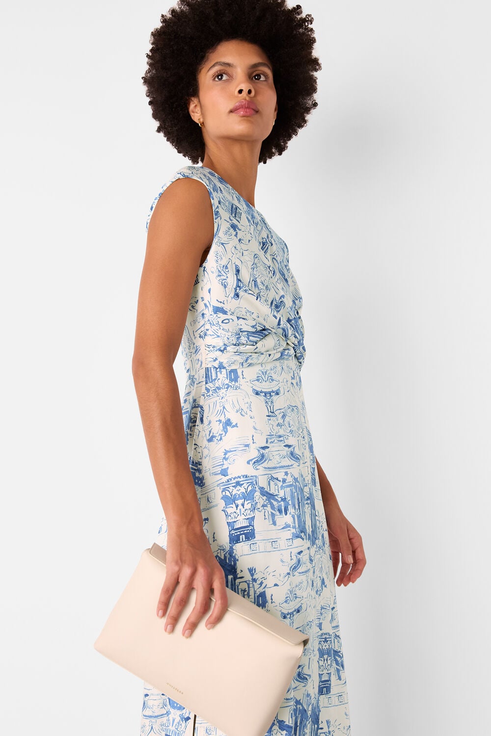 Rome Print Midi Dress