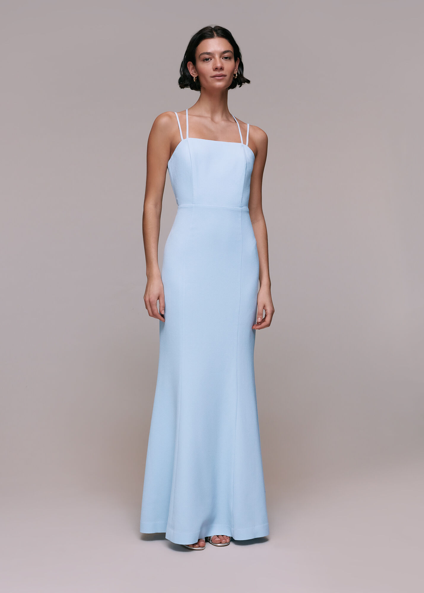 Pale Blue Emily Maxi Dress WHISTLES Whistles