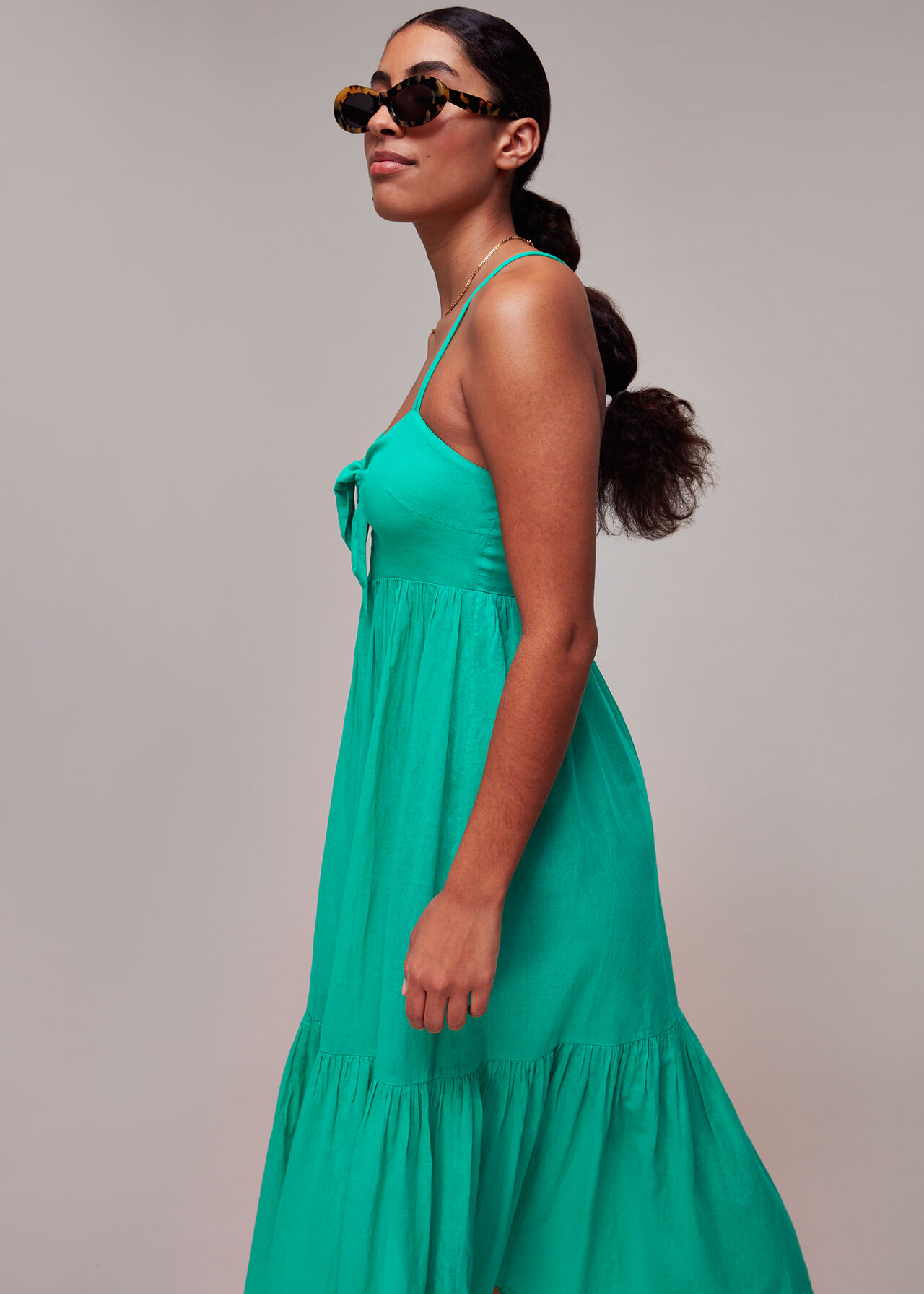 Tie Front Beach Dress