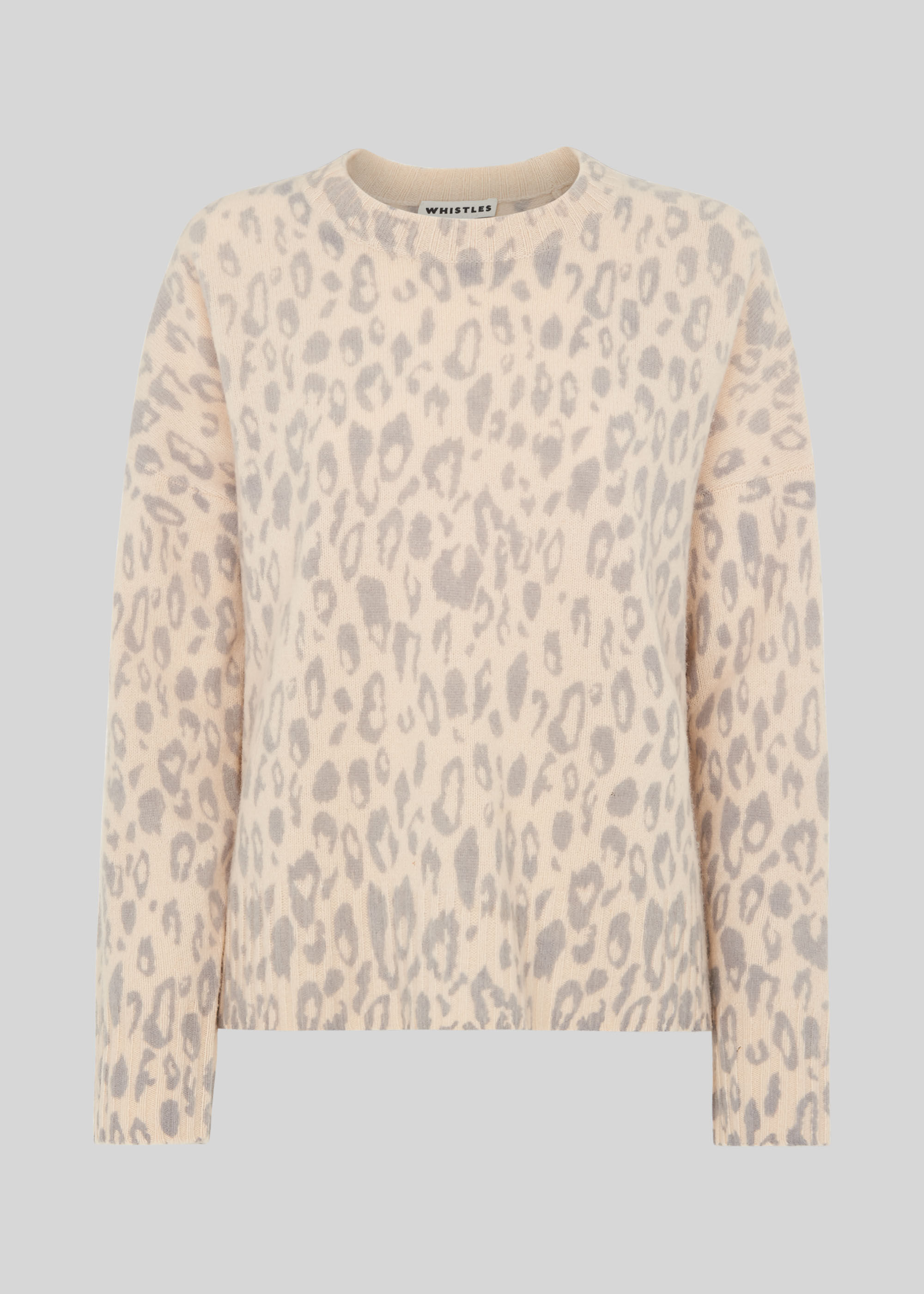 Cream leopard print jumper store