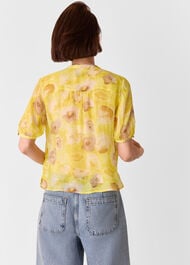 Sunshine Floral Texture Blouse