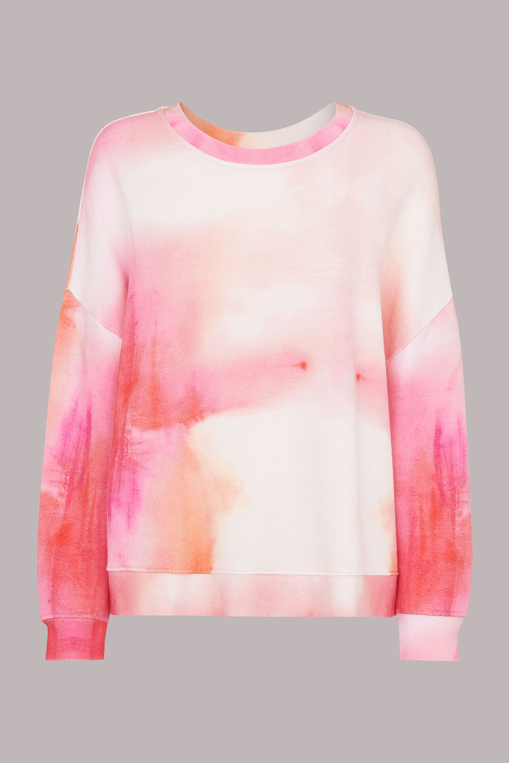 Tie Dye Cotton Sweatshirt