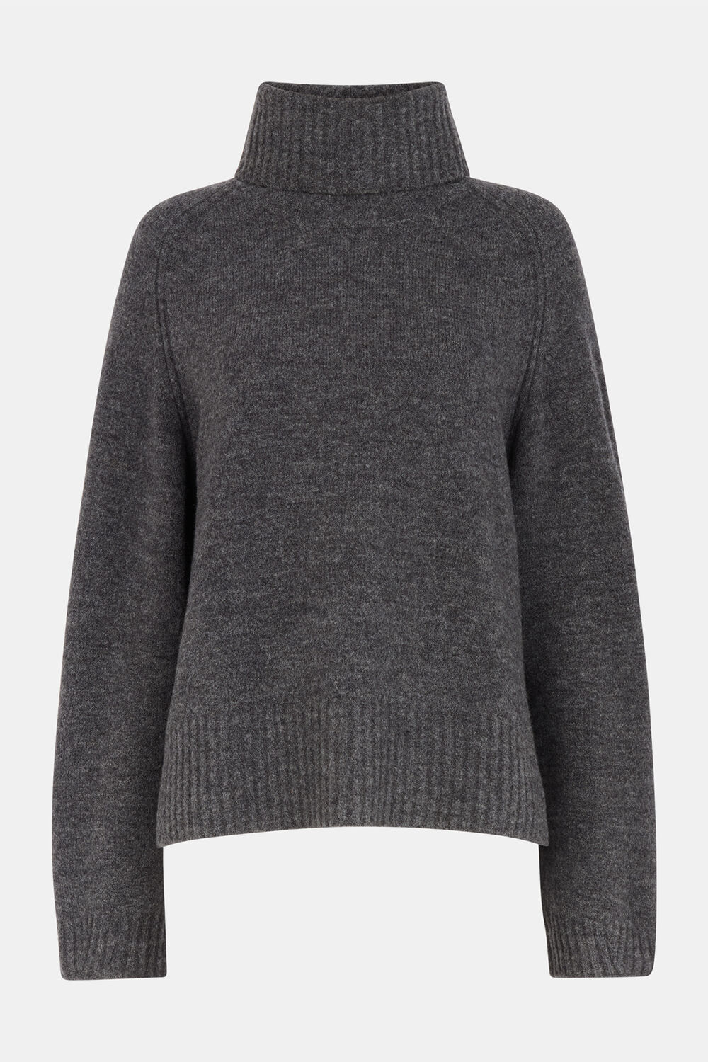 Roll Neck Wool Mix Jumper
