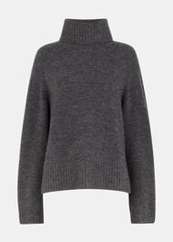 Roll Neck Wool Mix Jumper