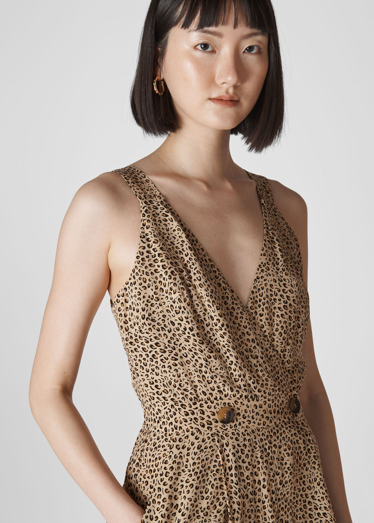 Mini Leopard Lara Jumpsuit Leopard Print