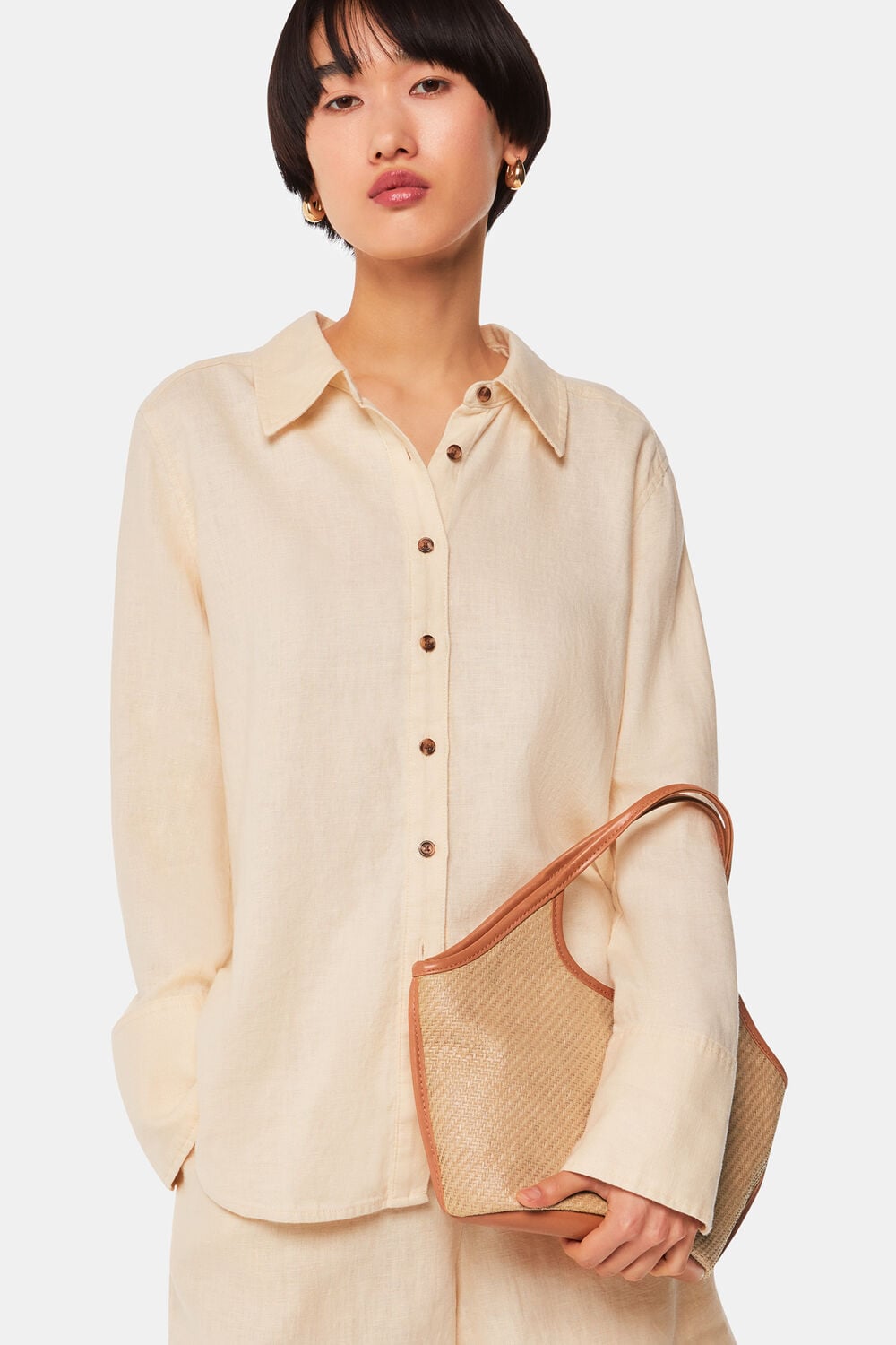 Toia Mini Straw Tote