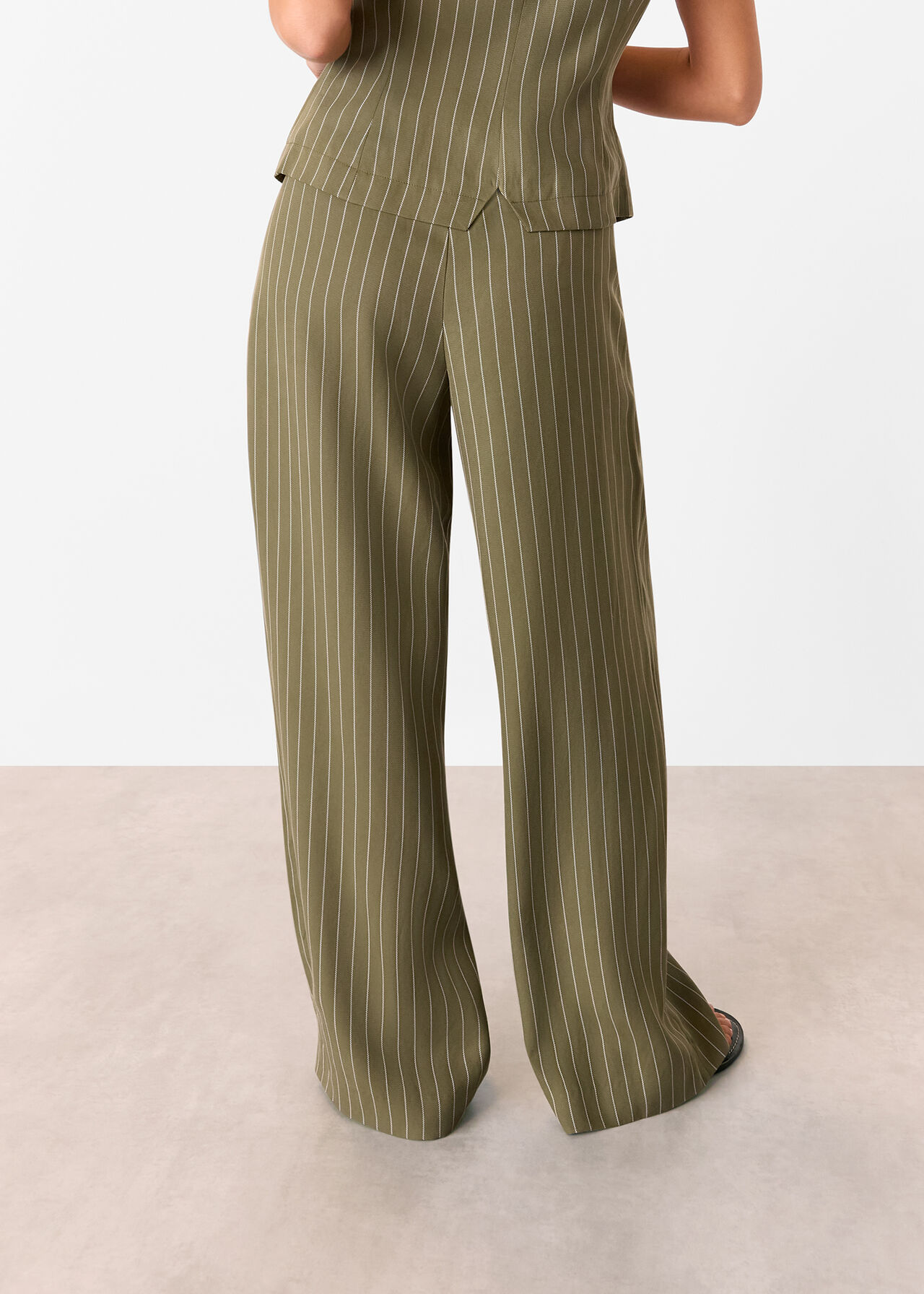 Petite Lottie Pinstripe Trouser