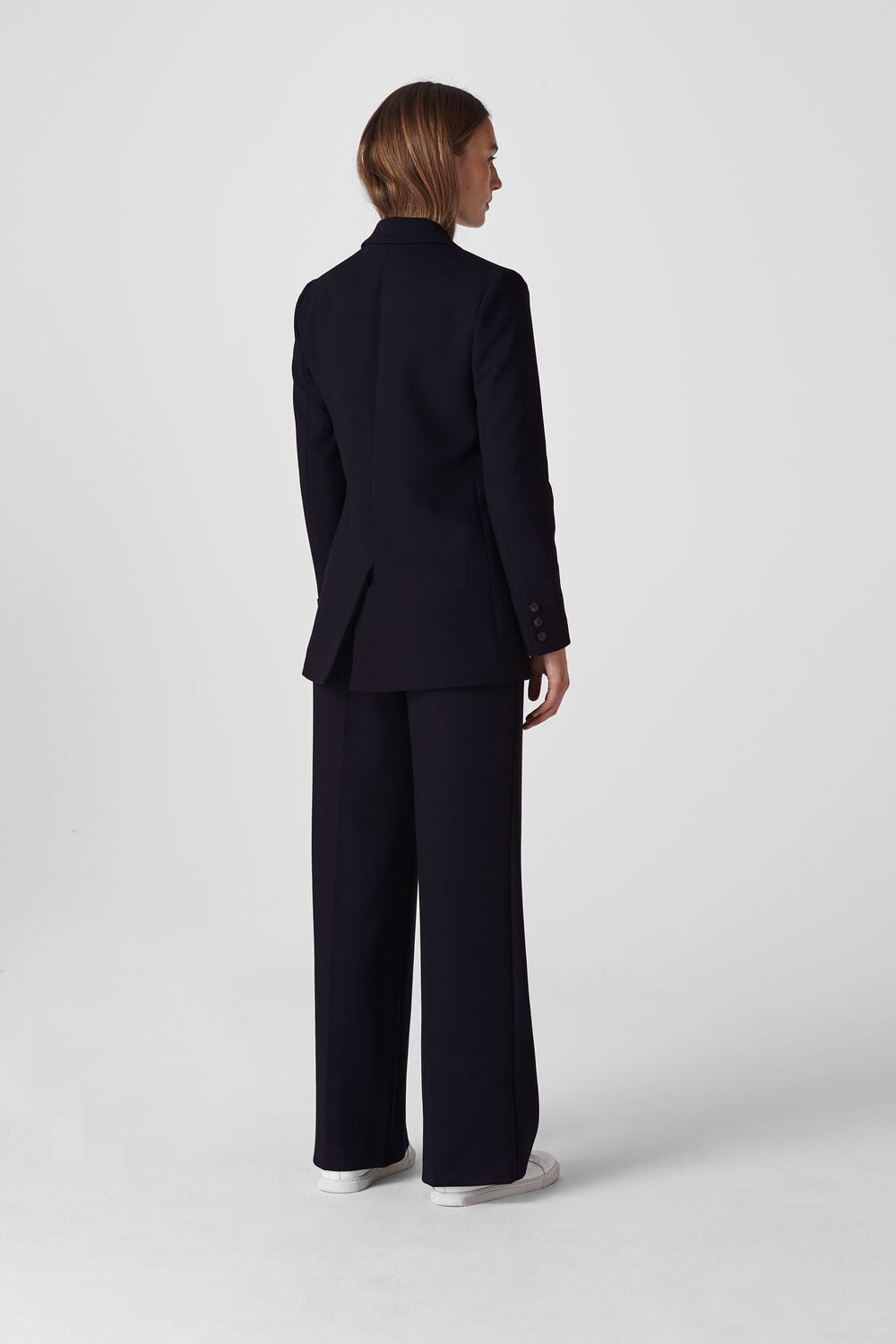 Relaxed Patch Pocket Jacket Navy