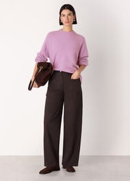 Wool Mix Seam Detail Knit