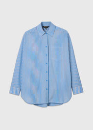 Oversized Fit Stripe Shirt