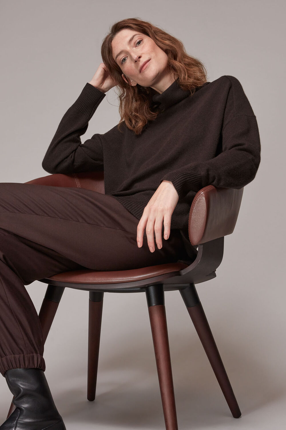 Cashmere Roll Neck Jumper