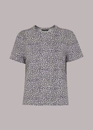 Dashed Leopard Print T-Shirt