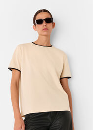 Contrast Piping Detail Tee