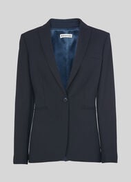 Anita Single Breasted Jacket Navy