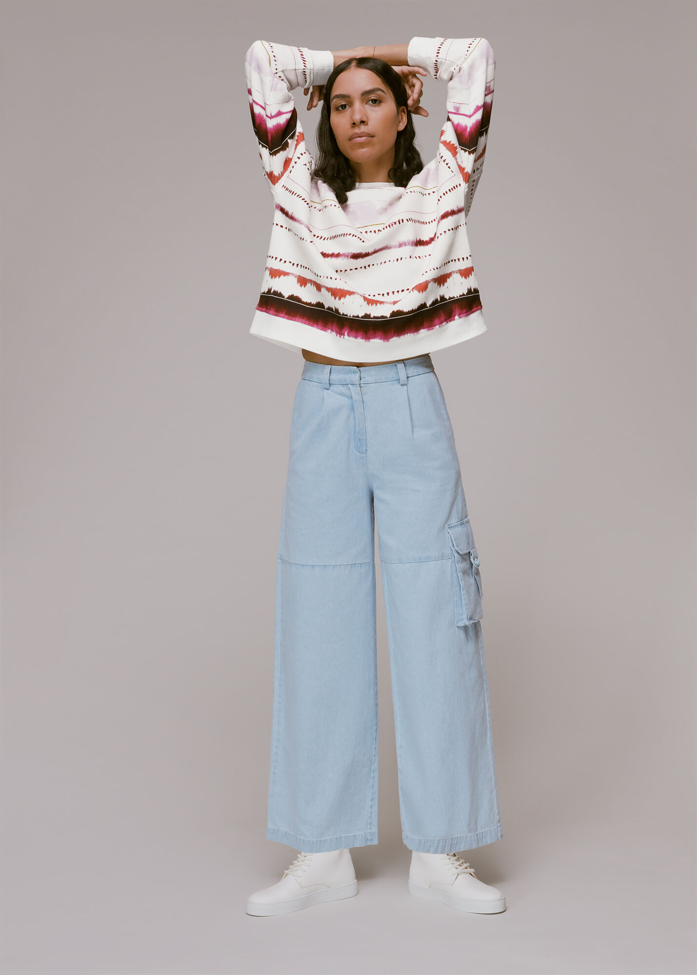 Pink/Multi Tie Dye Horizon Sweat WHISTLES