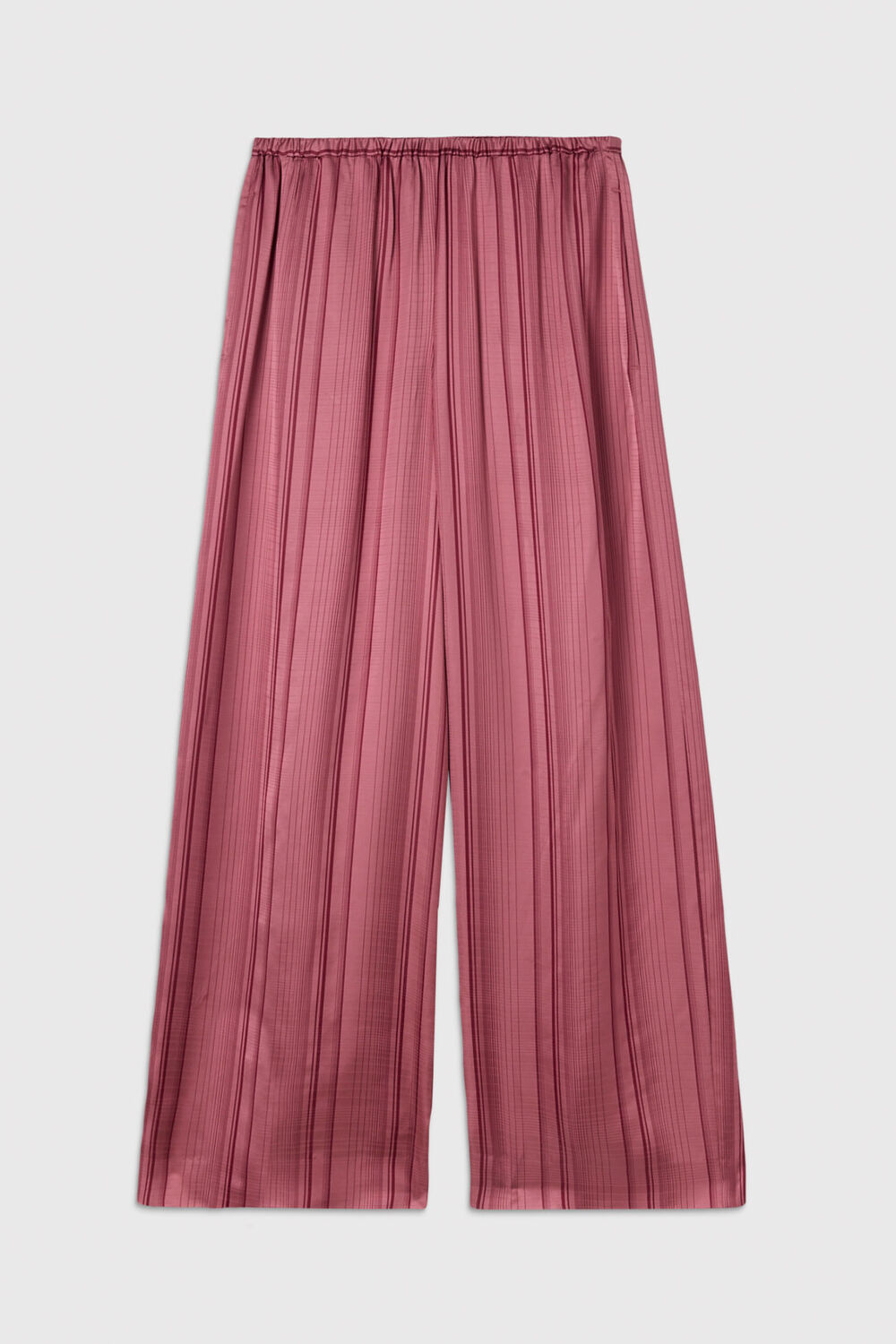 Pink Stripe Satin Trouser
