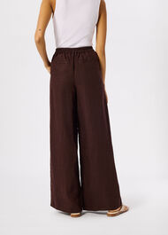 Wide Leg Linen Trouser