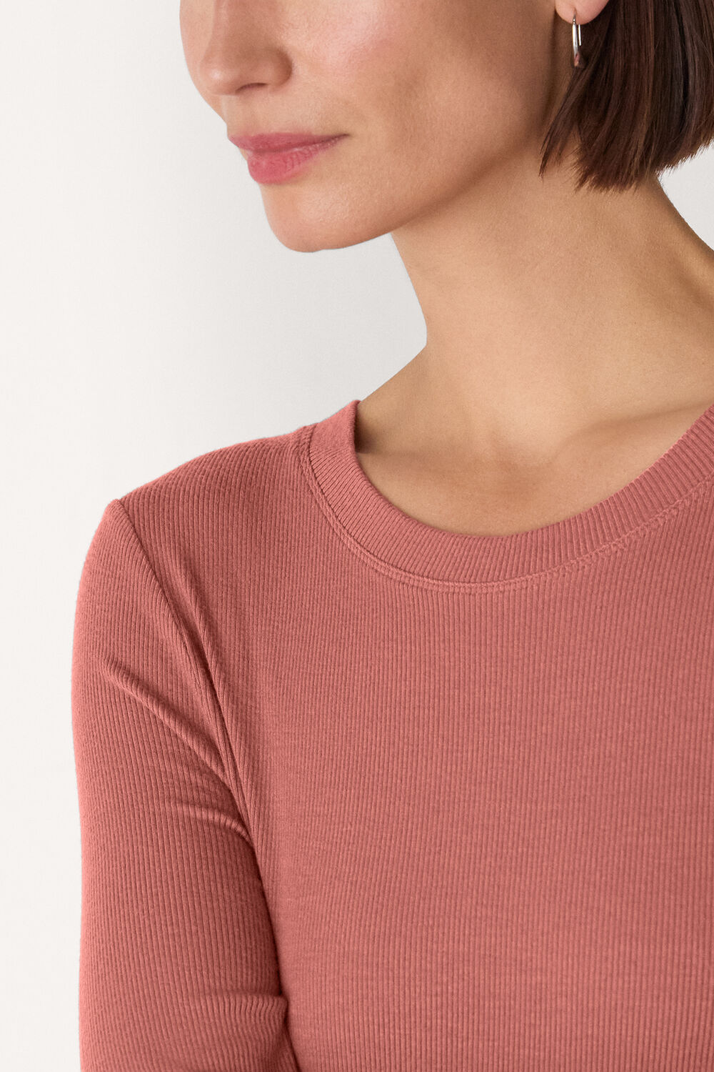 Essential Ribbed Crew