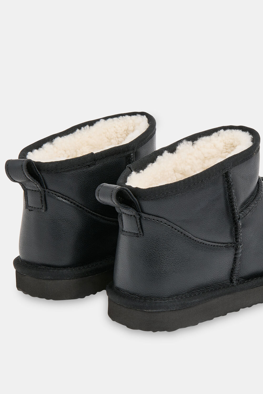Black Mable Slipper Boot