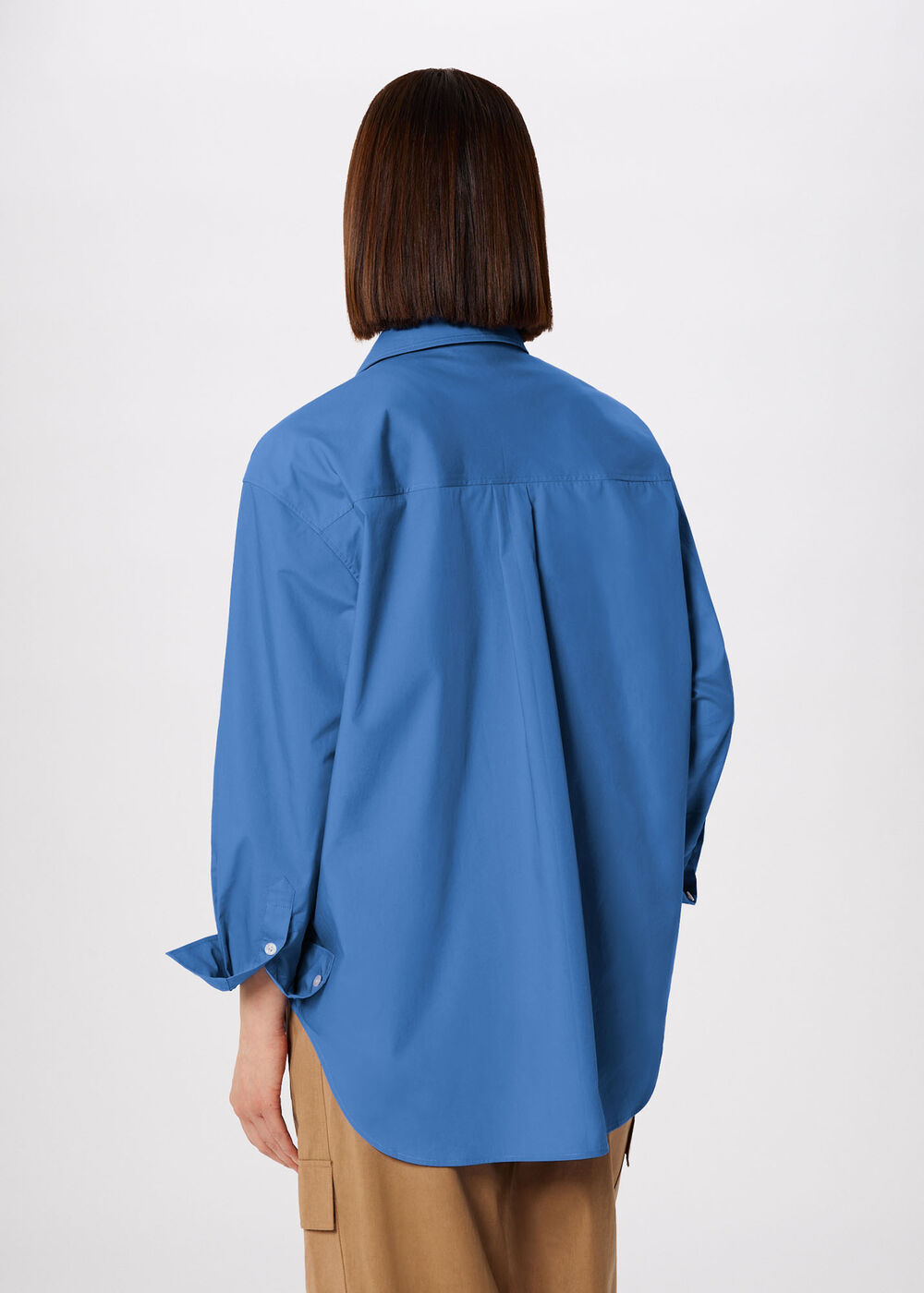 Oversized Cotton Poplin Shirt