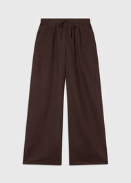 Wide Leg Linen Trouser