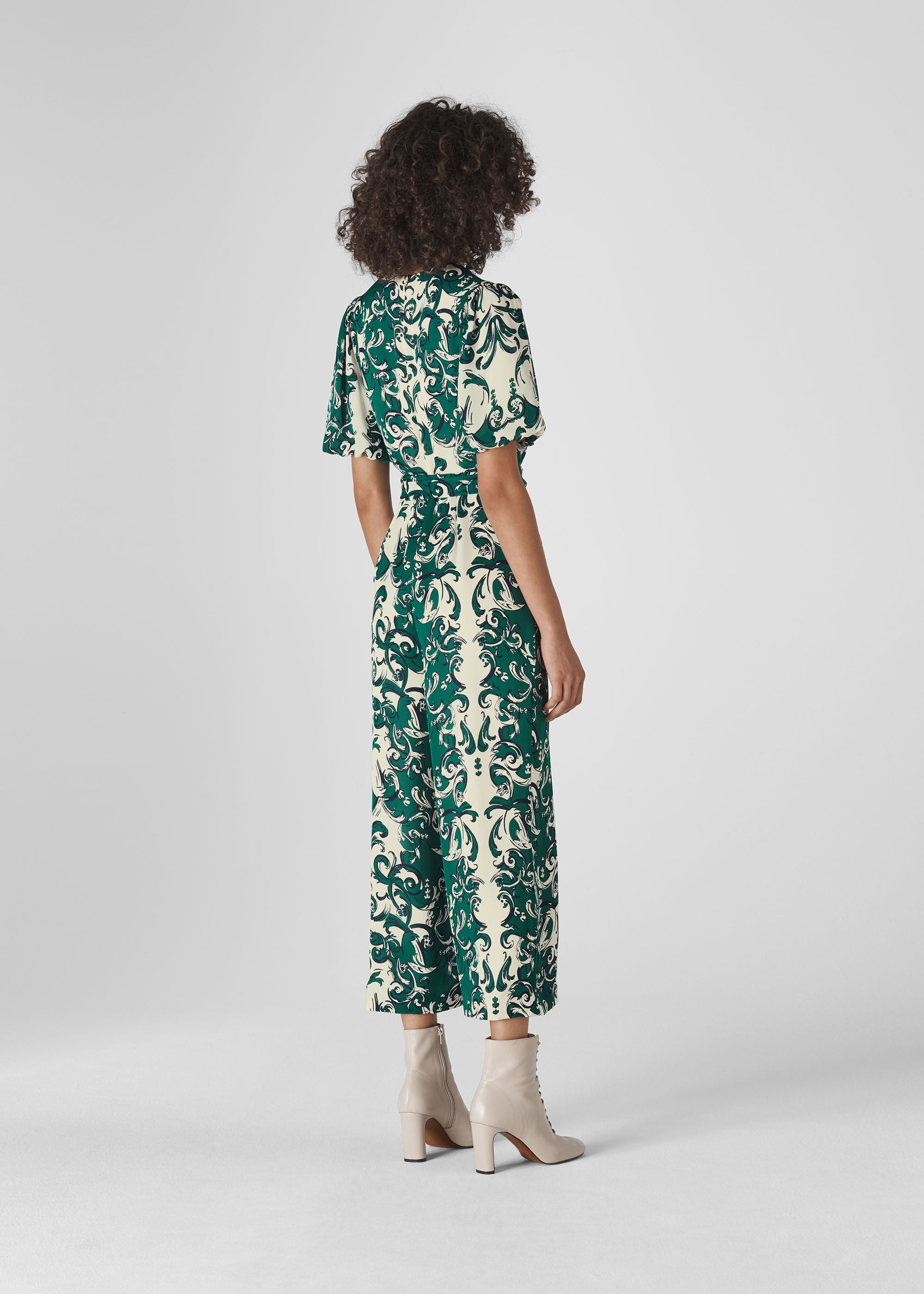 Whistles sales silk jumpsuit