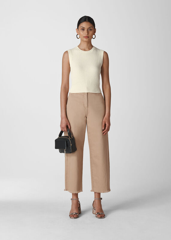 Waffle Knitted Top
