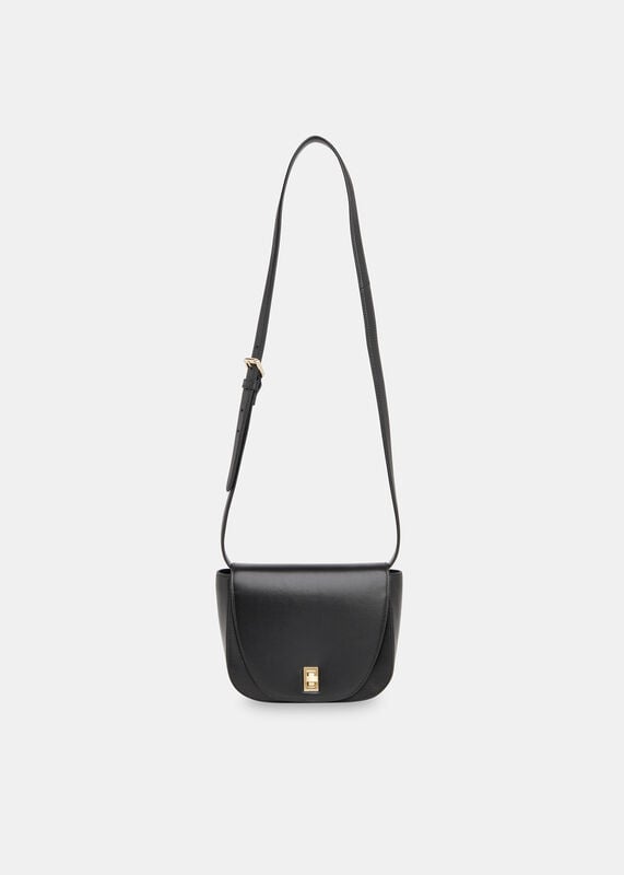 Black Carlota Turnlock Satchel