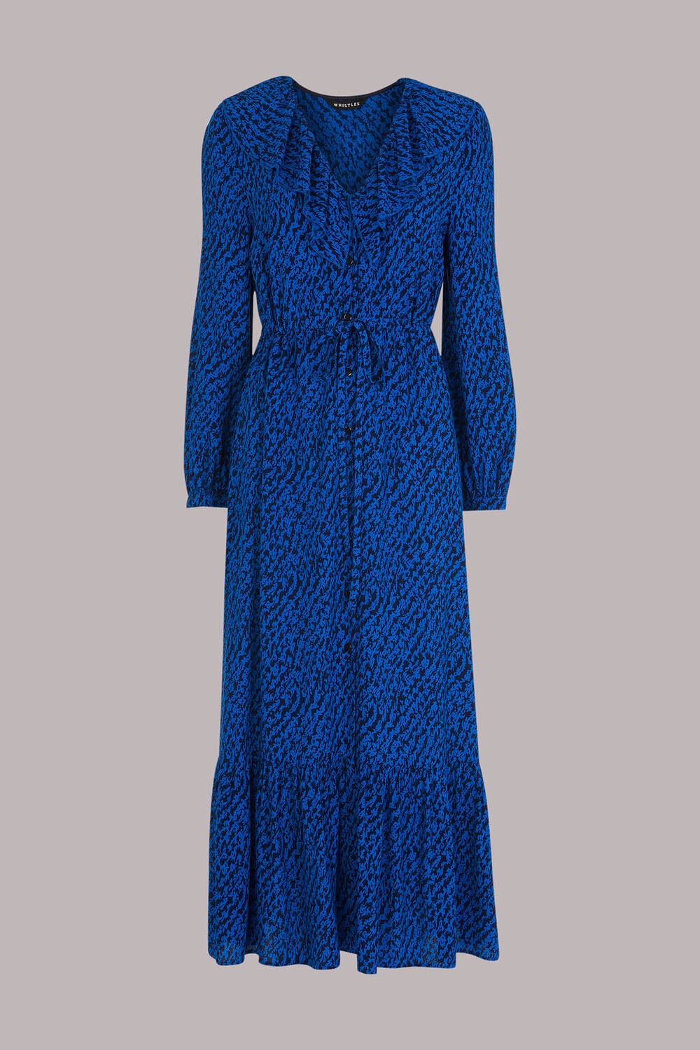 Diagonal Texture Print Dress