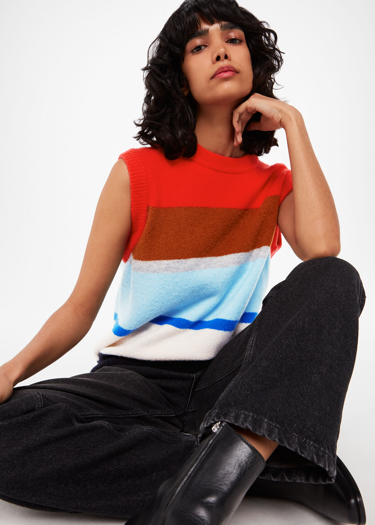 Block Stripe Tank