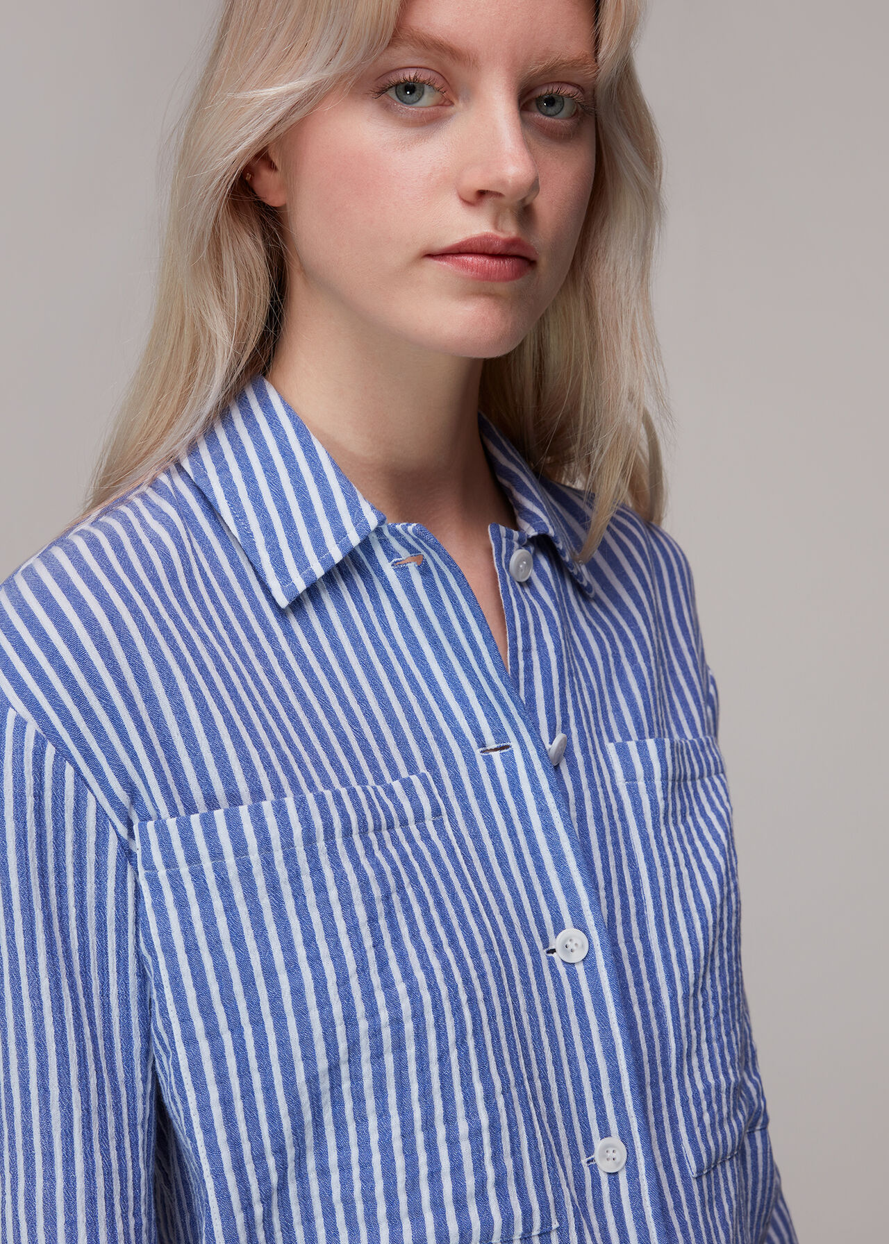 Mollie Stripe Overshirt