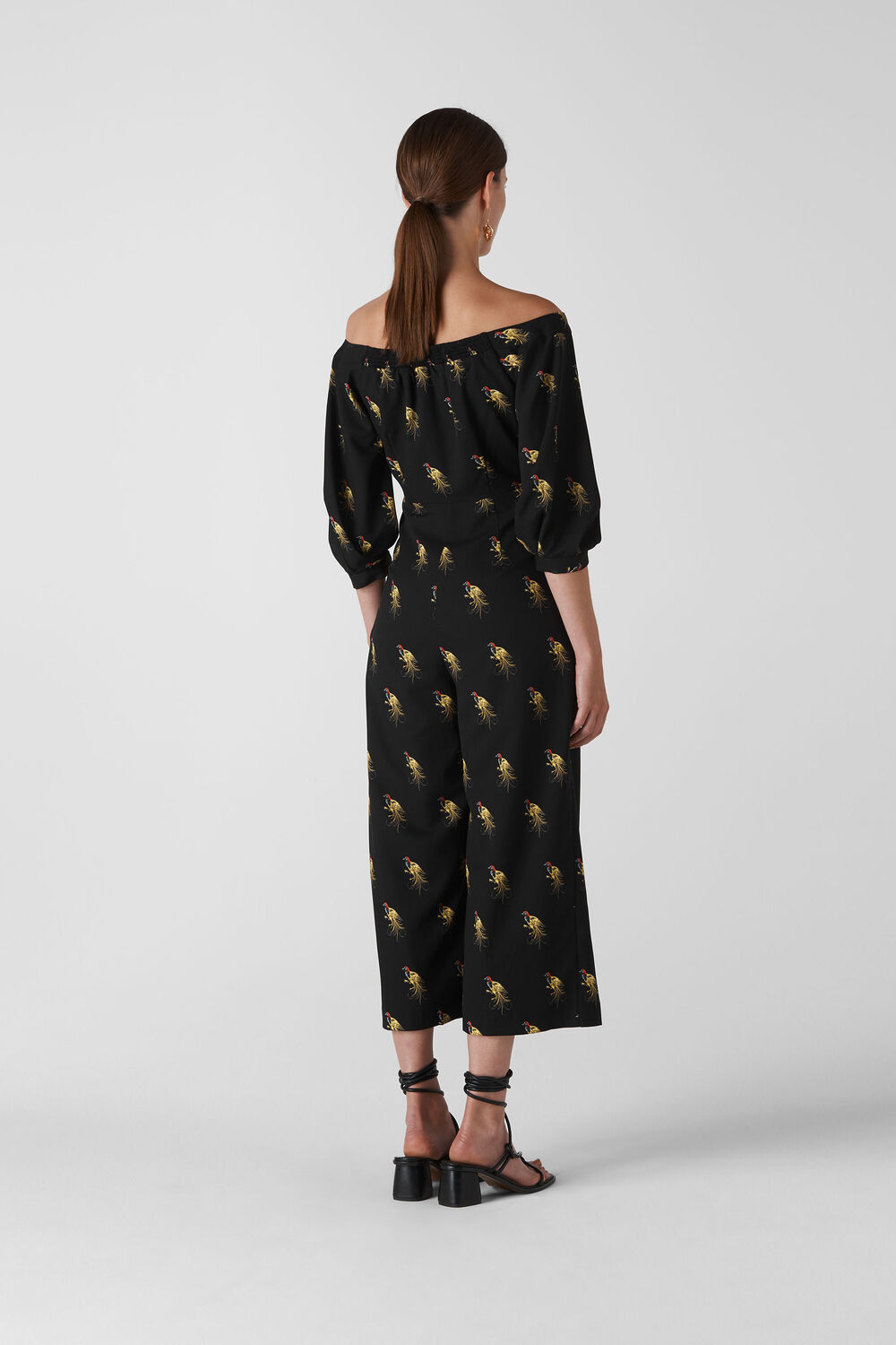 Woodpecker Printed Jumpsuit Black/Multi
