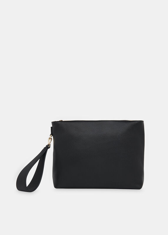 Avah Zip Top Clutch