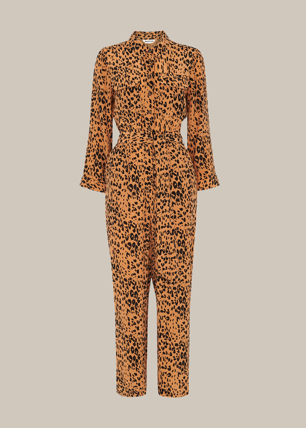 Safari Print Jumpsuit