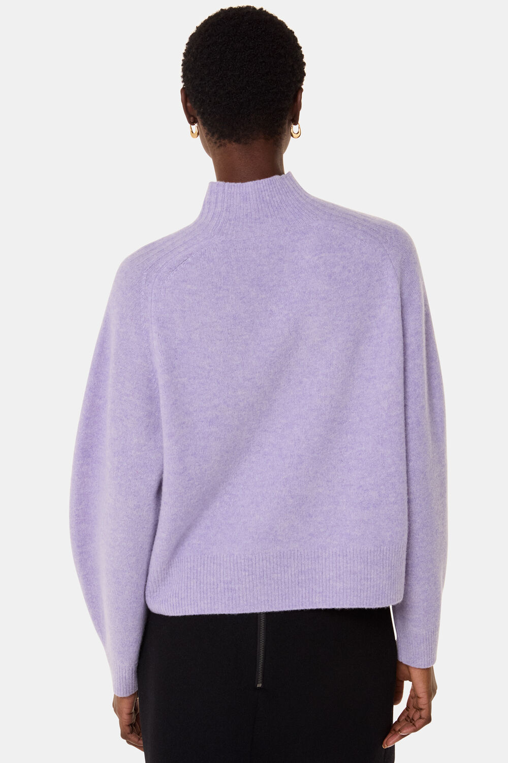 Funnel Neck Wool Knit