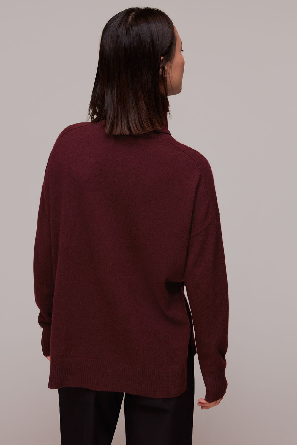 Cashmere Roll Neck Knit