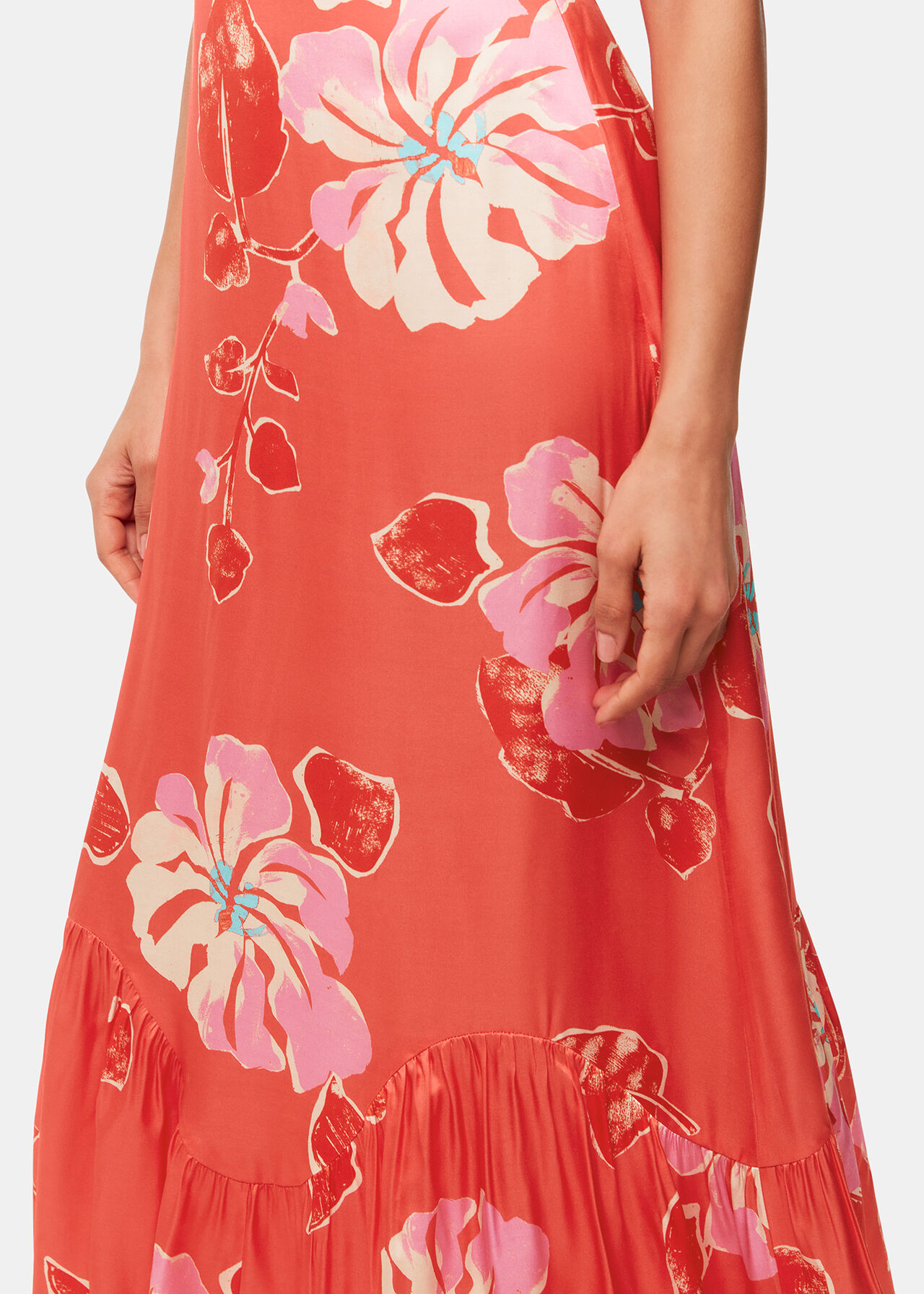 Hibiscus Print Raffa Dress