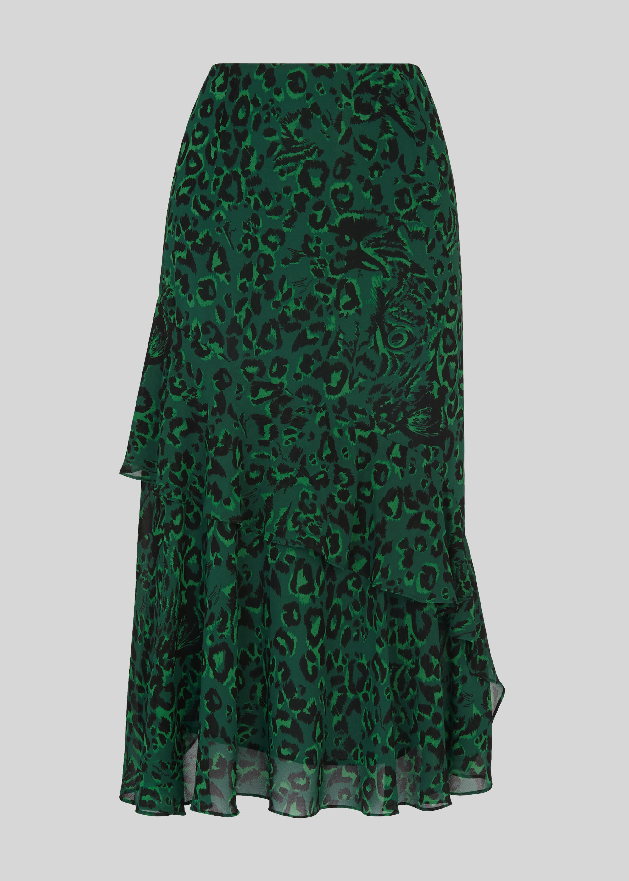 Jungle Cat Print Skirt